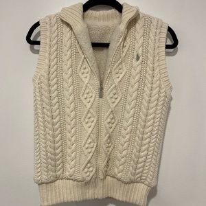 Polo Ralph Lauren Reversible Sherpa Zipper Vest